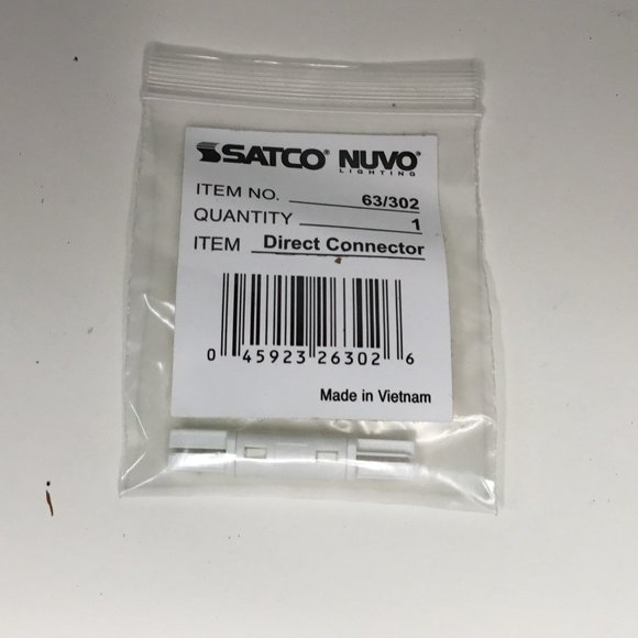 Satco Nuvo Thread Undercabinet LED Lighting Direct Connecting Cable White NIB - Picture 1 of 2